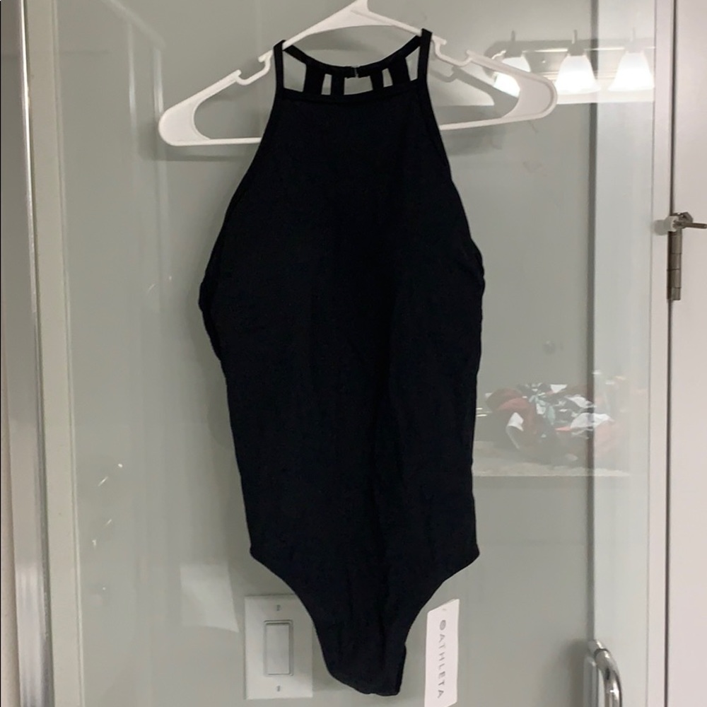 Athleta Malta High Neck One Piece Swimsuit
